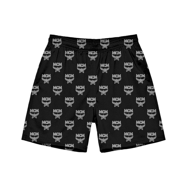 BLACK MM MESH SHORTS