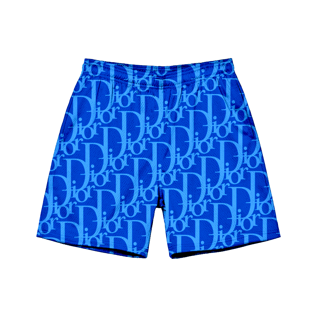 OCEAN BLUE DECO MESH SHORTS
